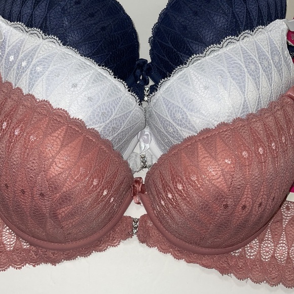 Bundle 3 pieces Lace Push Up Gentle Bra 3 Hooks.  Brand Ilys Lumie. NWT. - Picture 13 of 16